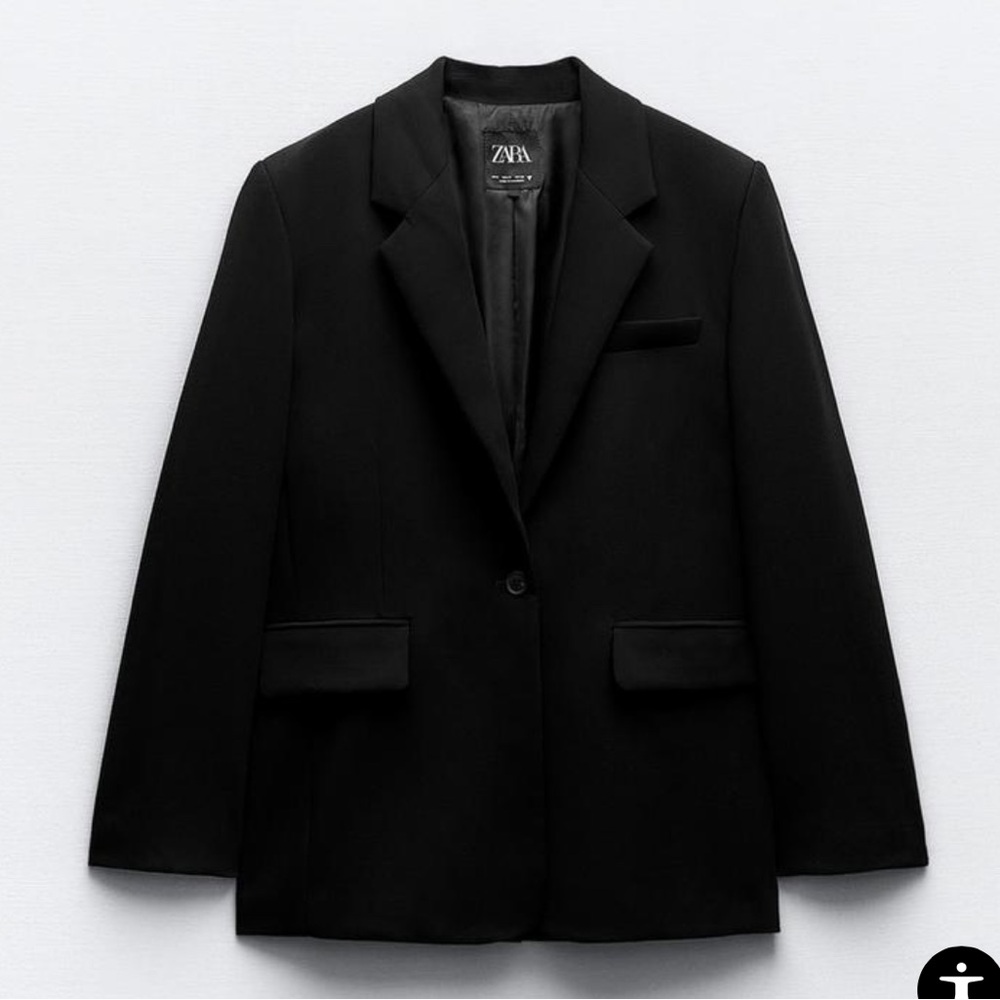 Xs Zara Basic Black Blazer - image 3